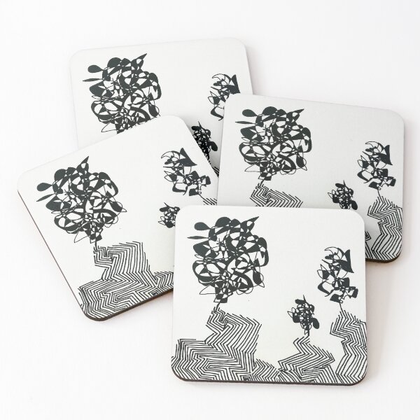 Item preview, Trees and scribbles designed and sold by fina-graphics.