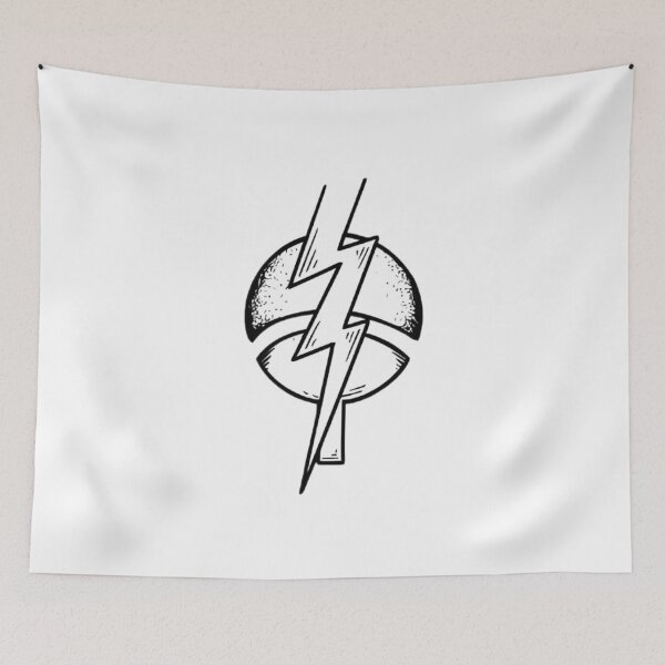 Item preview, Uchiha Clan Crest with Bolt - Naruto Art Description: A unique take on the Uchiha Clan fan crest combined with a lightning bolt symbol. Perfect for fans of Sasuke and the Uchiha legacy. designed and sold by nighto-0W.