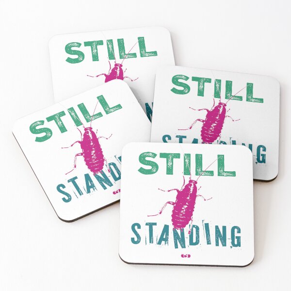 Item preview, Still Standing — Cockroach Dark Humor Environmental Art designed and sold by Decorador de Corazones.