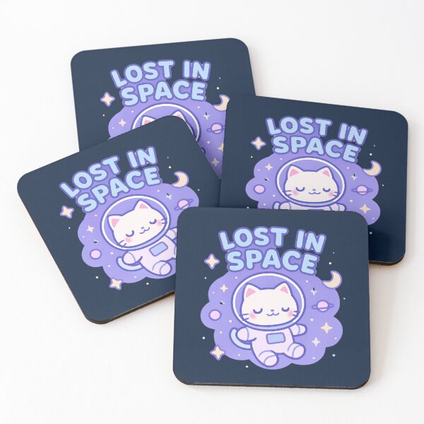 Item preview, Lost in Space Cat Astronaut designed and sold by Noxivora.