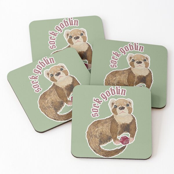 Item preview, Sock Goblin Bramble the Ferret designed and sold by Blackberries & Moss.