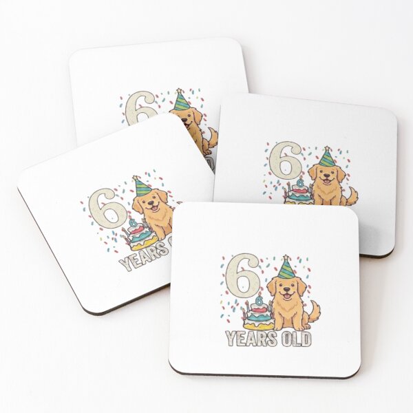 Item preview, Cute 6 Years Old golden retriever Dog Lover  designed and sold by Petsthetic.
