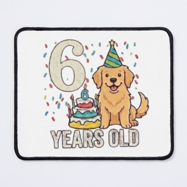 Item preview, Cute 6 Years Old golden retriever Dog Lover  designed and sold by Petsthetic.