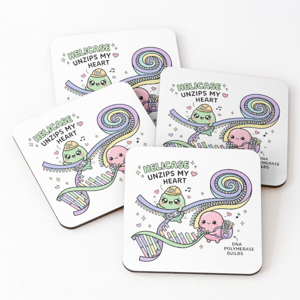 Item preview, Cute Kawaii DNA Replication Helicase Zipper Science designed and sold by DuckOddity.