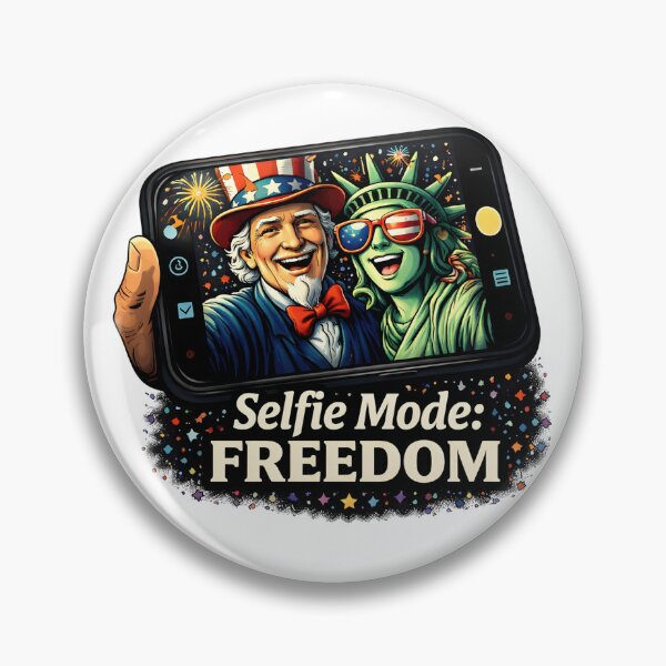 Item preview, Selfie Mode Freedom Patriotic Design designed and sold by FREENATION2026.