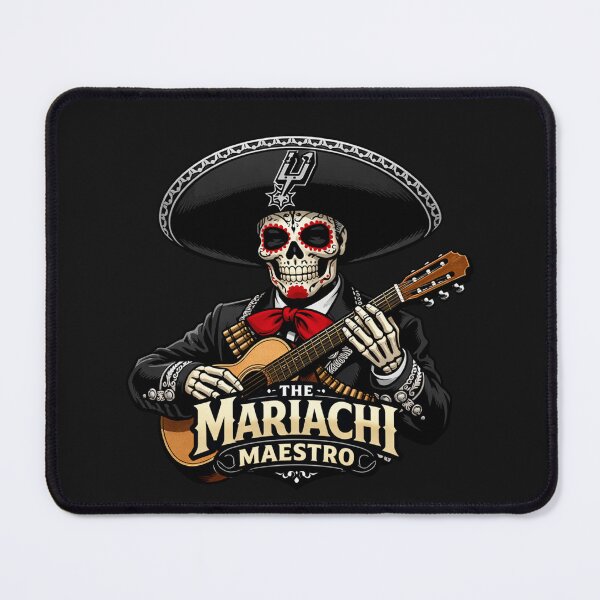 Item preview, Ornate Skull Guitarist Sombrero Folk Music designed and sold by Tsugraf Designs.
