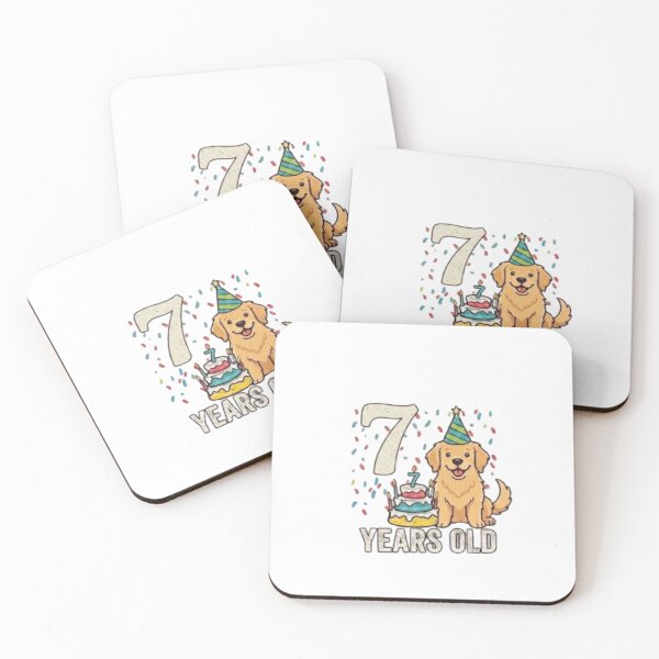 Item preview, Cute 7 Years Old golden retriever Dog Lover  designed and sold by Petsthetic.