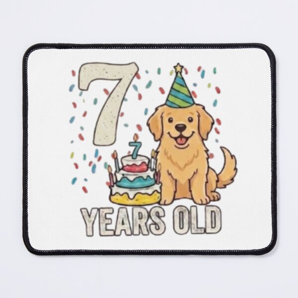 Item preview, Cute 7 Years Old golden retriever Dog Lover designed and sold by Petsthetic.