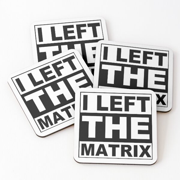 Item preview, I Left The Matrix; Rat Race; designed and sold by StickerApe.
