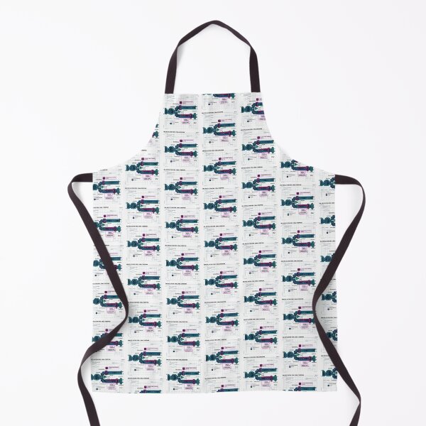 Item preview, Retro 80s Synthwave DNA Replication Fork Art designed and sold by DuckOddity.