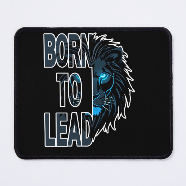 Item preview, Born To Lead Lion - Blue Neon Aesthetic designed and sold by thazinart.