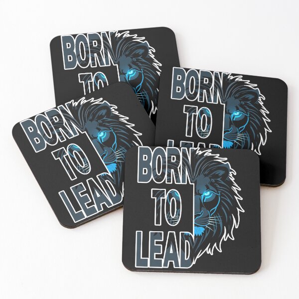 Item preview, Born To Lead Lion - Blue Neon Aesthetic designed and sold by thazinart.