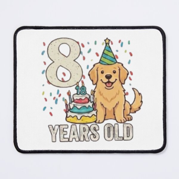Item preview, Cute 8 Years Old golden retriever Dog Lover  designed and sold by Petsthetic.