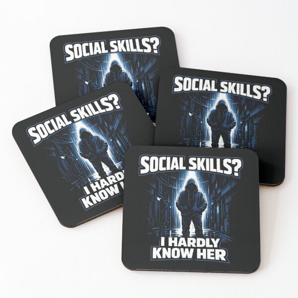 Item preview, Social Skills? I Hardly Know Her Cyberpunk designed and sold by AMICO77.