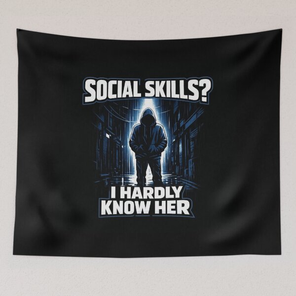 Item preview, Social Skills? I Hardly Know Her Cyberpunk designed and sold by AMICO77.
