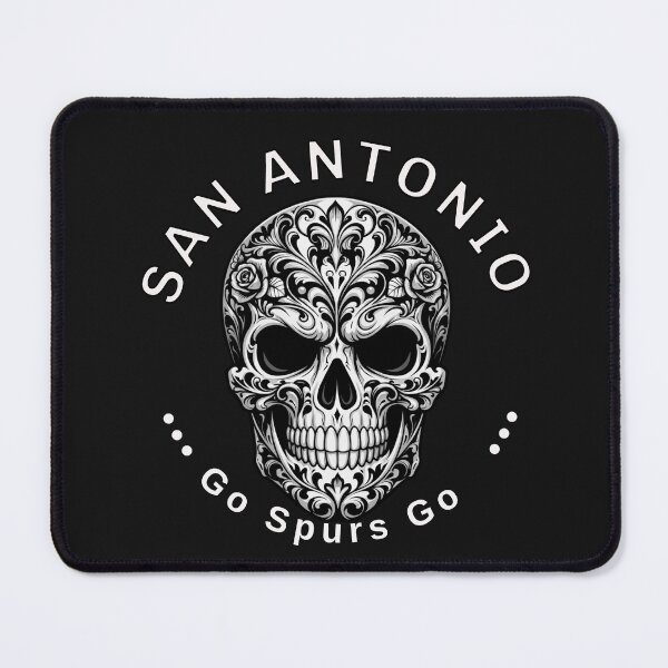 Item preview, San Antonio Ornate Floral Skull City Design designed and sold by Tsugraf Designs.