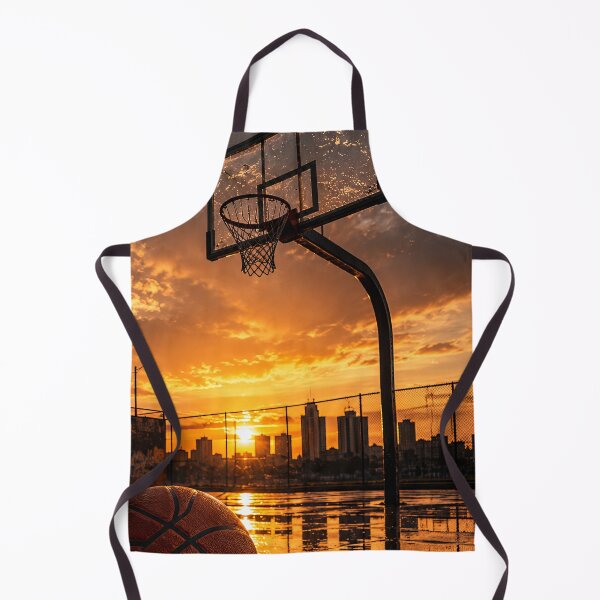 Artikelvorschau, Sunset Street Basketballplatz, urbane Sport-Wandkunst entworfen und verkauft von ArtComixHaven.