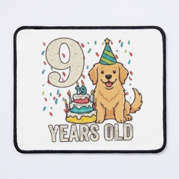 Item preview, Cute 9 Years Old golden retriever Dog Lover designed and sold by Petsthetic.