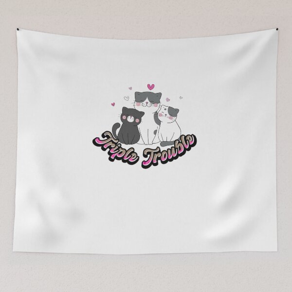 Item preview, Triple Trouble T-shirt Design designed and sold by BoldMarks.