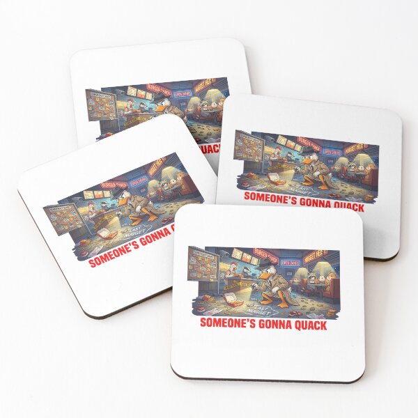 Item preview, Someone's Gonna Quack Detective Duck Meme designed and sold by Burnout-Beasts.