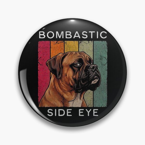 Item preview, Boxer Dog Bombastic Side Eye Retro Meme Canine designed and sold by d247.