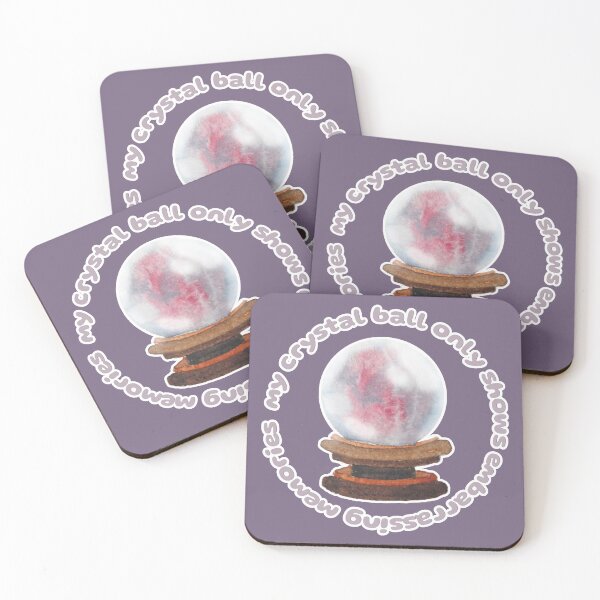 Item preview, My Crystal Ball Only Shows Embarrassing Memories designed and sold by Blackberries & Moss.