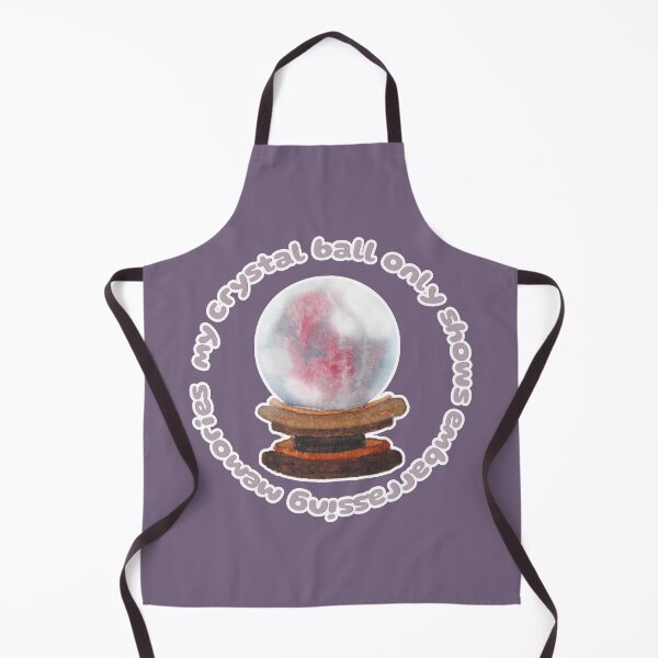 Item preview, My Crystal Ball Only Shows Embarrassing Memories designed and sold by Blackberries & Moss.