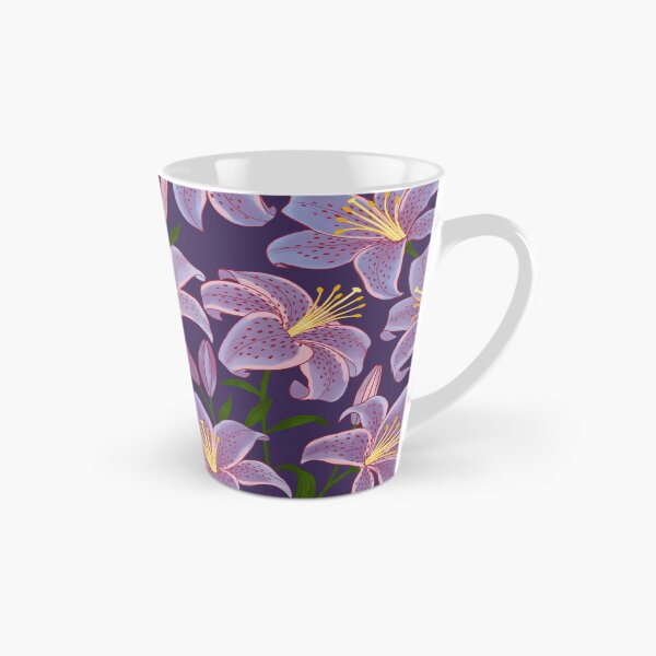 Item preview, Luxurious Soft Lavender Stargazer Lily Floral Vivid Petal On Royal Violet designed and sold by DropRomance.