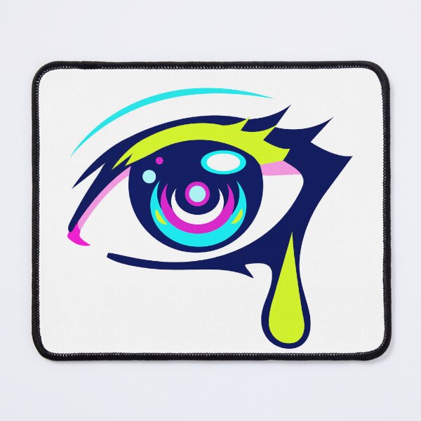 Item preview, Neon Cyberpunk Eye – Futuristic Vaporwave Aesthetic Graphic designed and sold by MADBULL7.