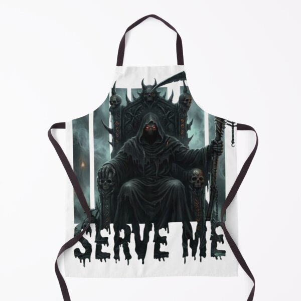 Item preview, Serve Me - Dark Grim Reaper on Throne Fantasy Art designed and sold by thazinart.