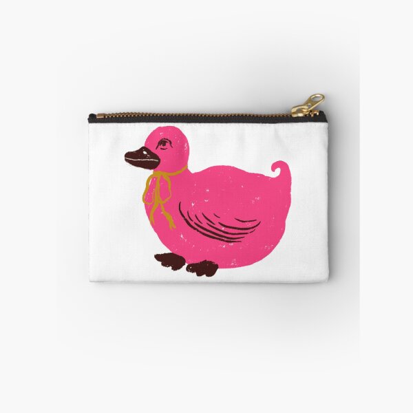 Item preview, Bright Pink Vintage Duck Cute Coquette Cottagecore Art designed and sold by artievarudzite.