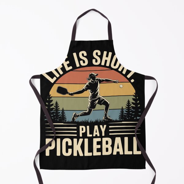 Item preview, Life Is Short Play Pickleball | Retro Vintage Pickleball Design designed and sold by designtshirt636.
