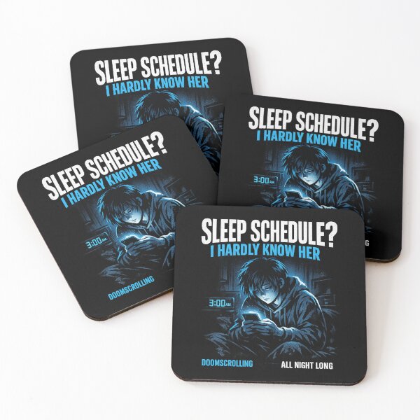 Item preview, Sleep Schedule? I Hardly Know Her Doomscrolling  designed and sold by AMICO77.