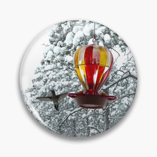 Item preview, Snow Survival: Broad-tailed Hummingbird in the Colorado Rockies designed and sold by Dirt500.
