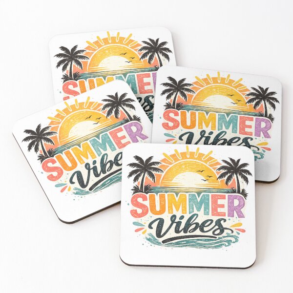 Item preview, Summer Vibes designed and sold by Caffeine & Chaos.