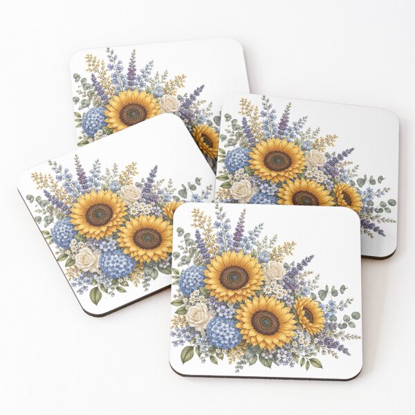 Item preview, Sunflower Hydrangea Bouquet designed and sold by PetalGarden.
