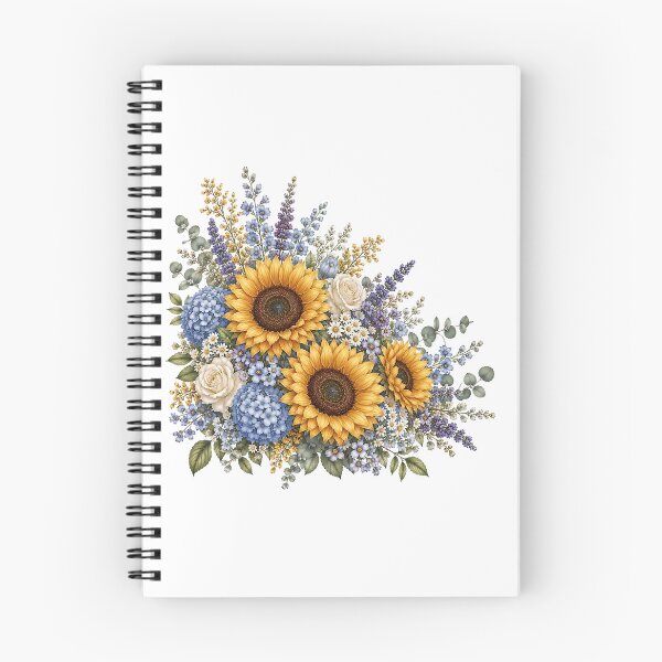 Item preview, Sunflower Hydrangea Bouquet designed and sold by PetalGarden.
