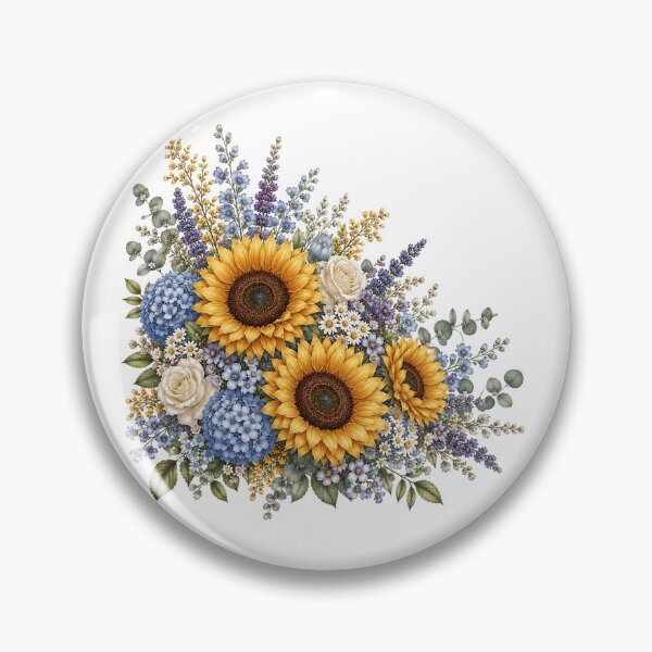 Item preview, Sunflower Hydrangea Bouquet designed and sold by PetalGarden.