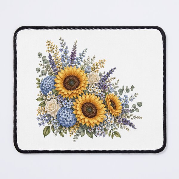 Item preview, Sunflower Hydrangea Bouquet designed and sold by PetalGarden.