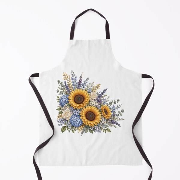 Item preview, Sunflower Hydrangea Bouquet designed and sold by PetalGarden.