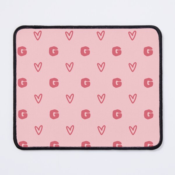 Item preview, Letter G Monogram Pink Heart Pattern | Cute Initial G Pink Heart Aesthetic | Red and Pink Letter G Heart Design | Monogram G Heart Pattern Art | Girly Coquette Letter G Initial Hearts designed and sold by VivaFy.