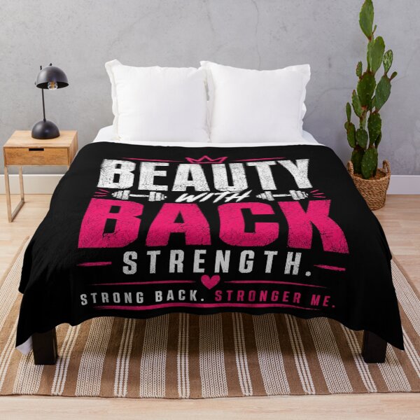 Item preview, Beauty With Back Strength Gym Tee designed and sold by StoryInCode.