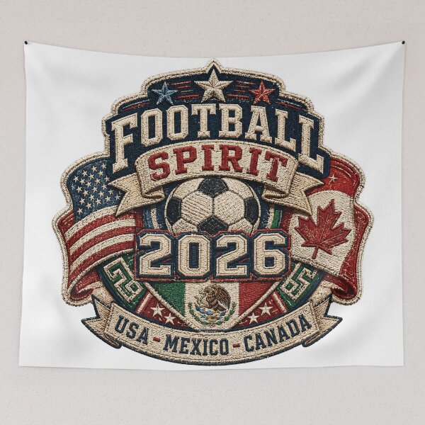 Item preview, USA Mexico Canada 2026 - Football Supporter Art designed and sold by Emaga Digital Studio.