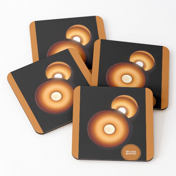 Item preview, Two Suns One Radiance | Celestial Light Abstract Photography designed and sold by Lightcollection.