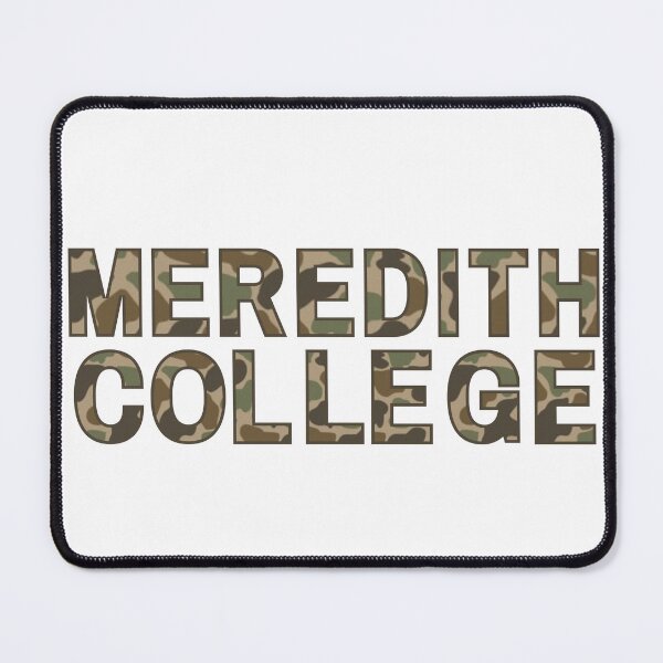 Item preview, Meredith College Block Letter Camo designed and sold by thegildedgoods.