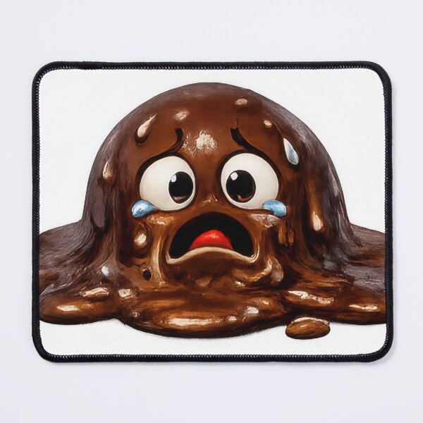 Item preview, Anxious Melting Chocolate Truffle Cartoon Character designed and sold by jgvisualarts.