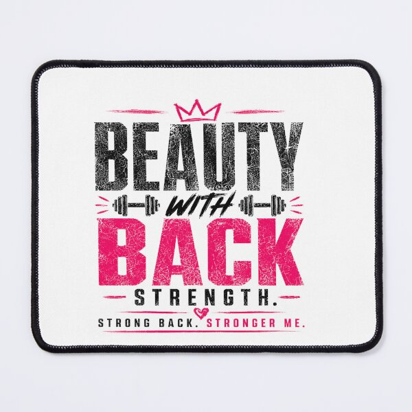 Item preview, Beauty With Back Strength Gym Tee designed and sold by StoryInCode.
