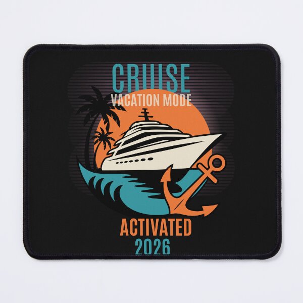 Item preview, Cruise Vacation Mode Activated 2026 Retro Neon Cruise designed and sold by Pixiorra.