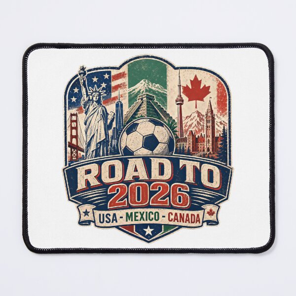 Item preview, North America Football 2026 - Soccer Fan Emblem designed and sold by Emaga Digital Studio.