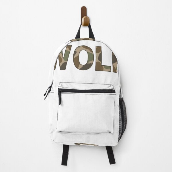 Item preview, Wolfpack Block Letter Camo designed and sold by thegildedgoods.